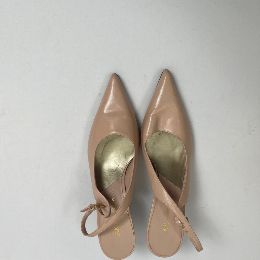 Anne Klein Pointed-Toe Slingback Heels